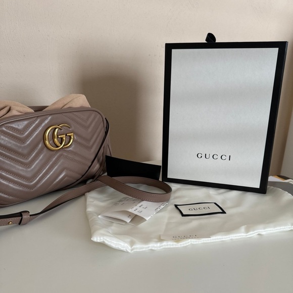 Gucci Marmont Mini Dusty pink. - Picture 3 of 15